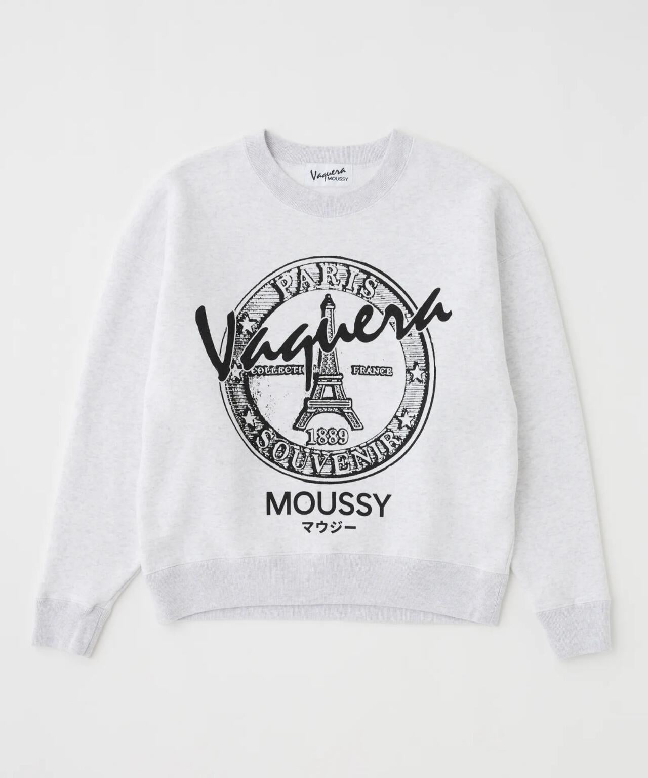 VAQUERA×MOUSSY VQ OVERSIZED SWEATSHIRT 寬鬆廓形 衛衣
