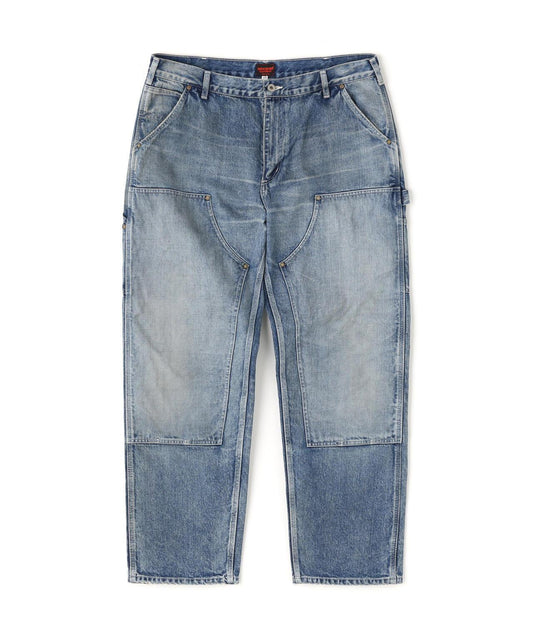《AVIREX|MOANDMO CLOTHING》DOUBLE KNEE DENIM PANTS 牛仔褲