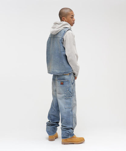 《AVIREX|MOANDMO CLOTHING》DOUBLE KNEE DENIM PANTS 牛仔褲