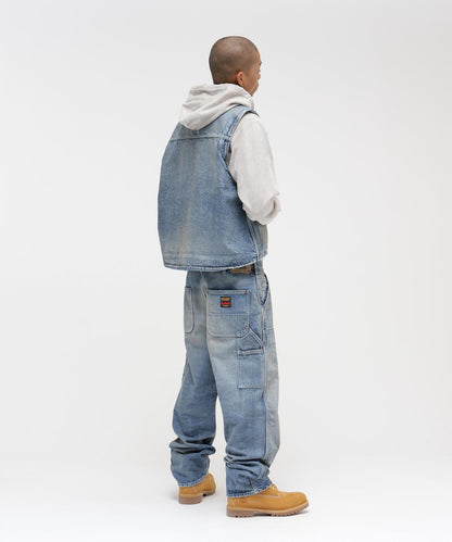 《AVIREX|MOANDMO CLOTHING》DOUBLE KNEE DENIM PANTS 牛仔褲