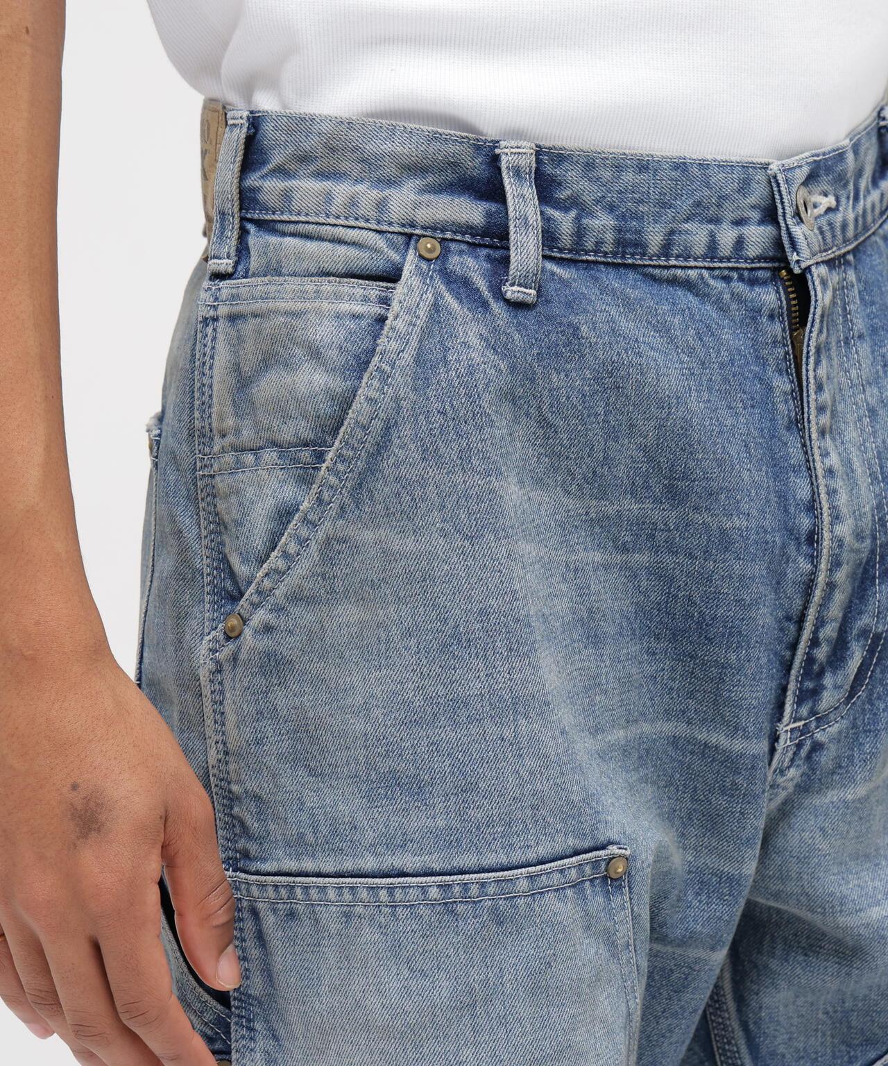 《AVIREX|MOANDMO CLOTHING》DOUBLE KNEE DENIM PANTS 牛仔褲