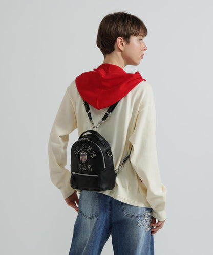 直營店限定 VARSITY LEATHER MINI BACKPACK 揹包 AVX 5653