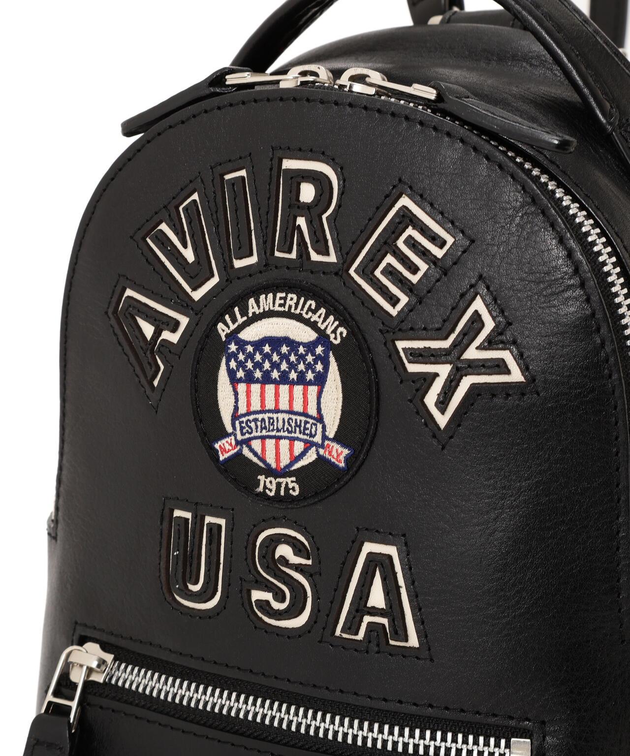 直營店限定 VARSITY LEATHER MINI BACKPACK 揹包 AVX 5653