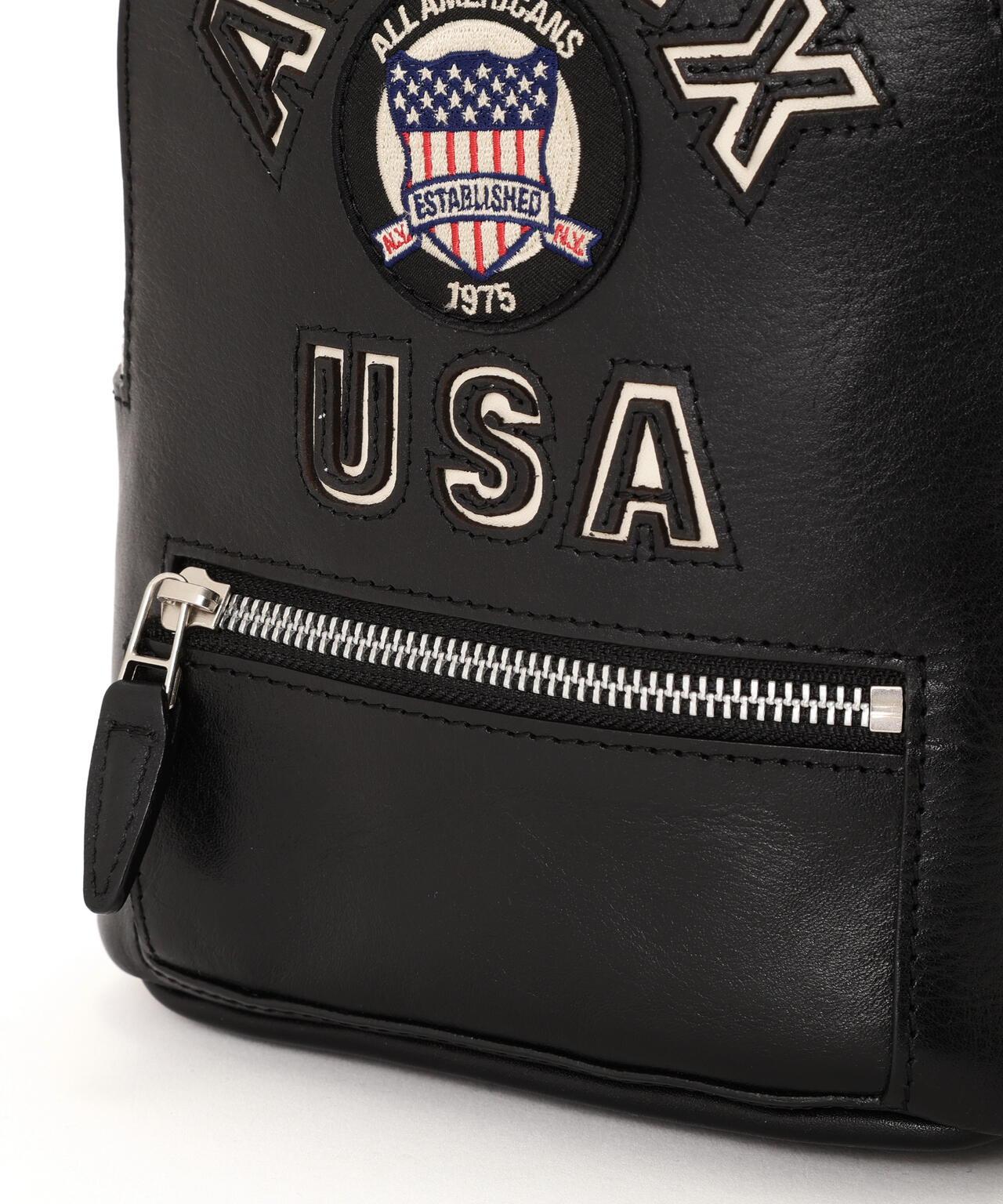 直營店限定 VARSITY LEATHER MINI BACKPACK 揹包 AVX 5653