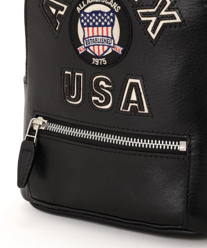 直營店限定 VARSITY LEATHER MINI BACKPACK 揹包 AVX 5653