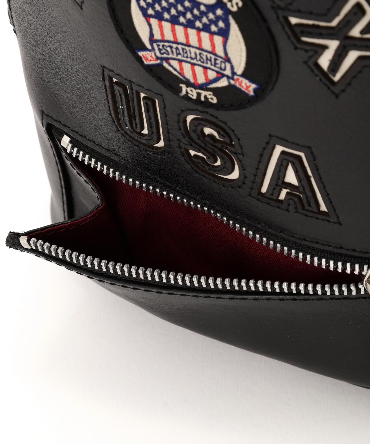 直營店限定 VARSITY LEATHER MINI BACKPACK 揹包 AVX 5653