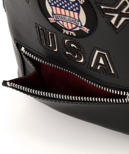 直營店限定 VARSITY LEATHER MINI BACKPACK 揹包 AVX 5653