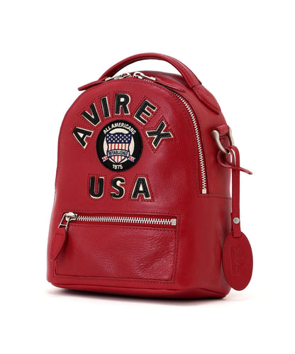 直營店限定 VARSITY LEATHER MINI BACKPACK 揹包 AVX 5653