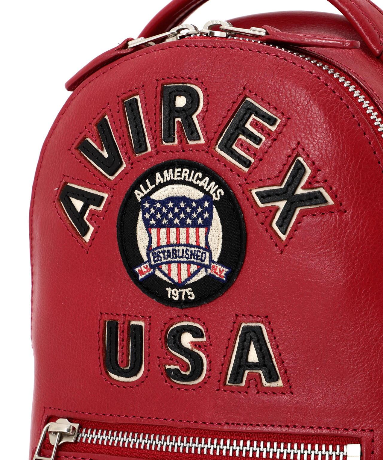 直營店限定 VARSITY LEATHER MINI BACKPACK 揹包 AVX 5653