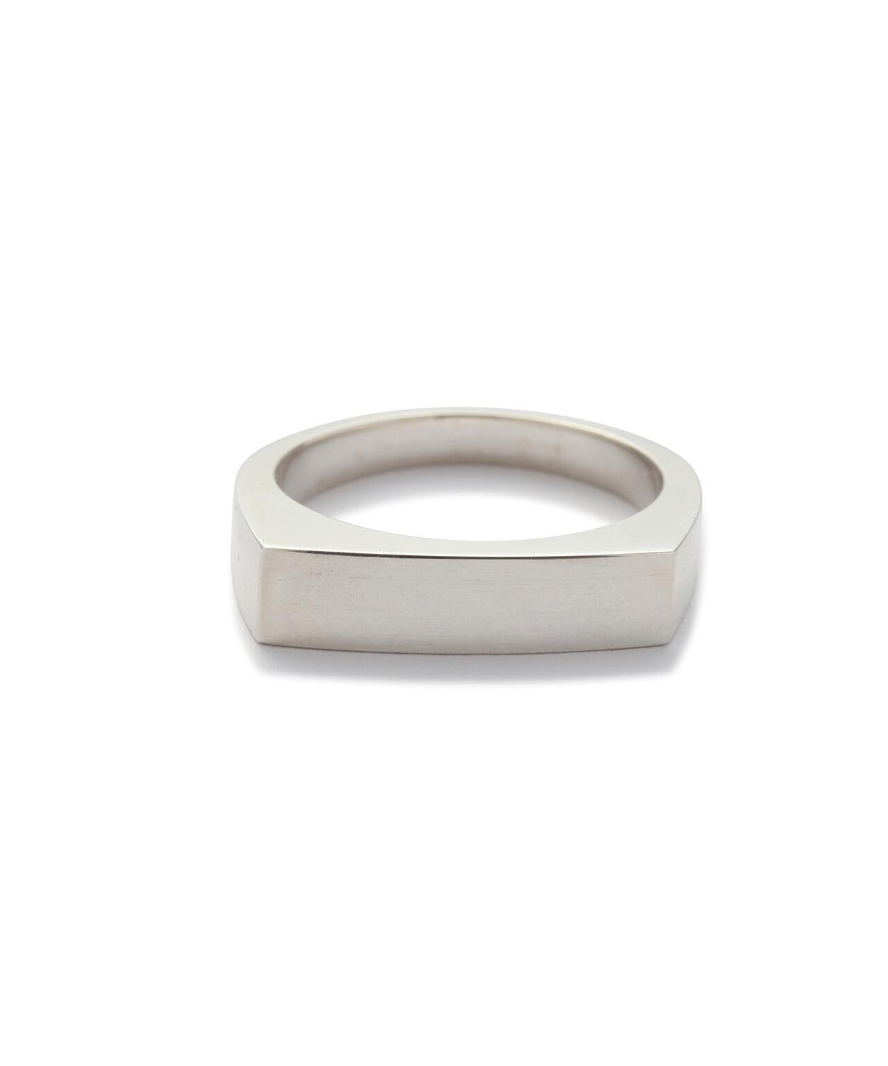 20/80 トゥエンティーエイティー STERLING SILVER 方形印章戒指