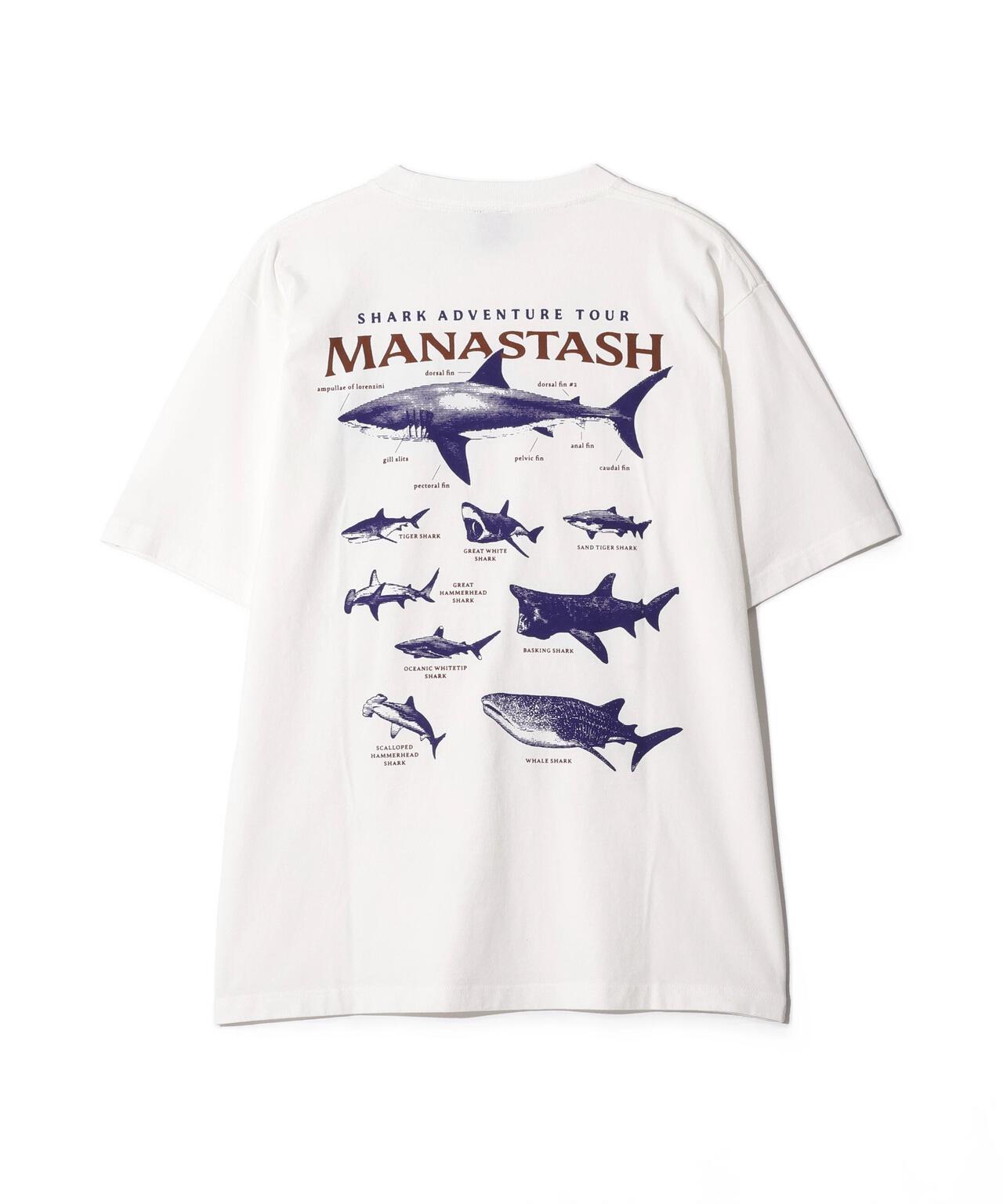 MANASTASH マナスタッシュ PUMICE TEE SHARK T恤