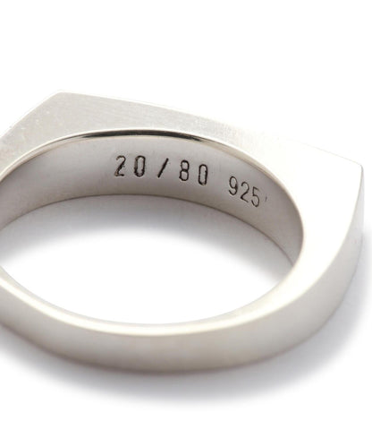 20/80 トゥエンティーエイティー STERLING SILVER 方形印章戒指