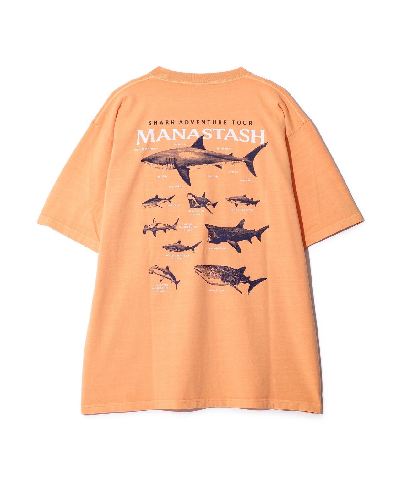 MANASTASH マナスタッシュ PUMICE TEE SHARK T恤