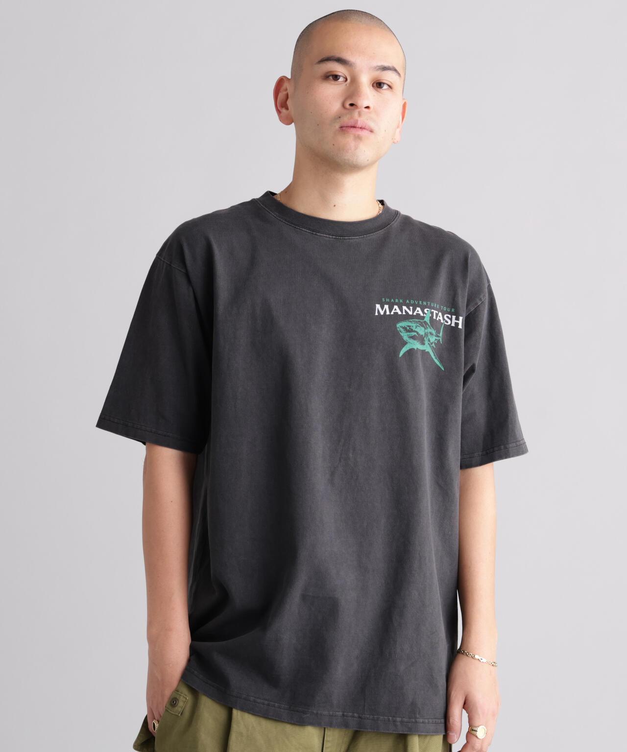 MANASTASH マナスタッシュ PUMICE TEE SHARK T恤