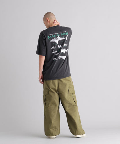 MANASTASH マナスタッシュ PUMICE TEE SHARK T恤