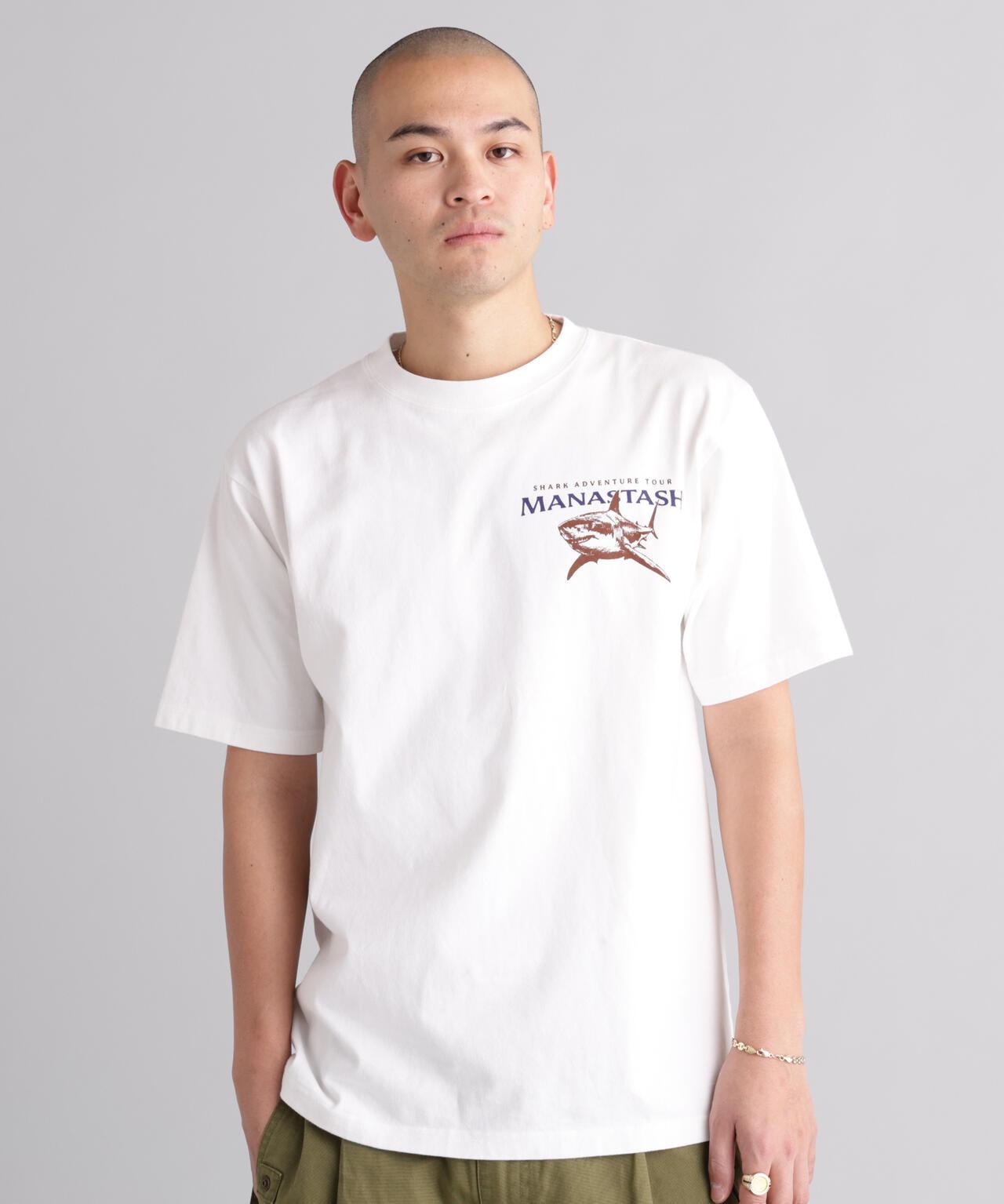 MANASTASH マナスタッシュ PUMICE TEE SHARK T恤