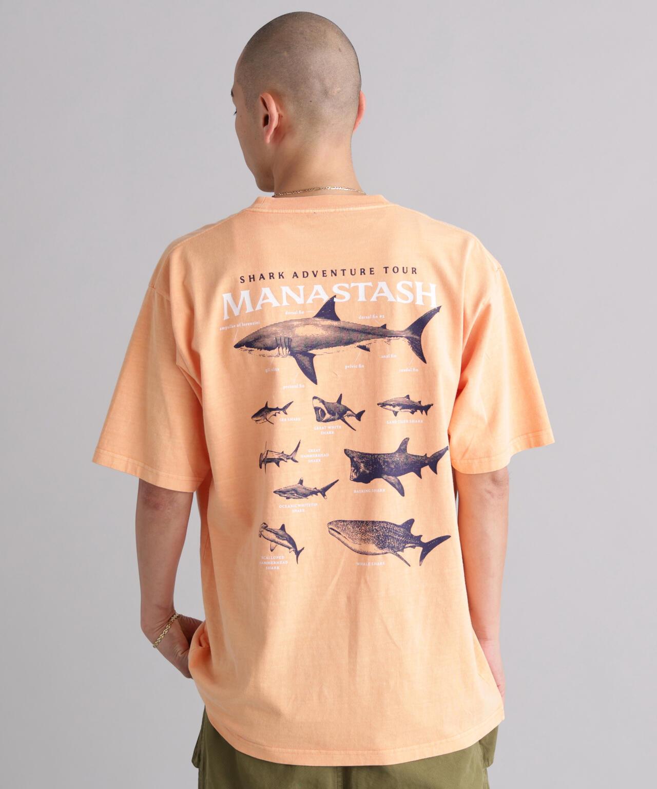 MANASTASH マナスタッシュ PUMICE TEE SHARK T恤