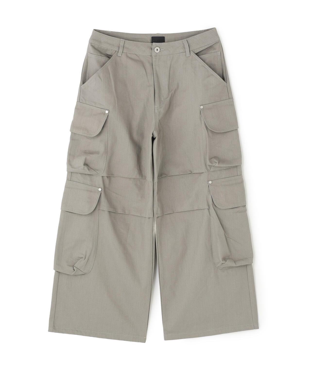 10oz KATURAGI W-CARGO PANTS 休閒工裝褲