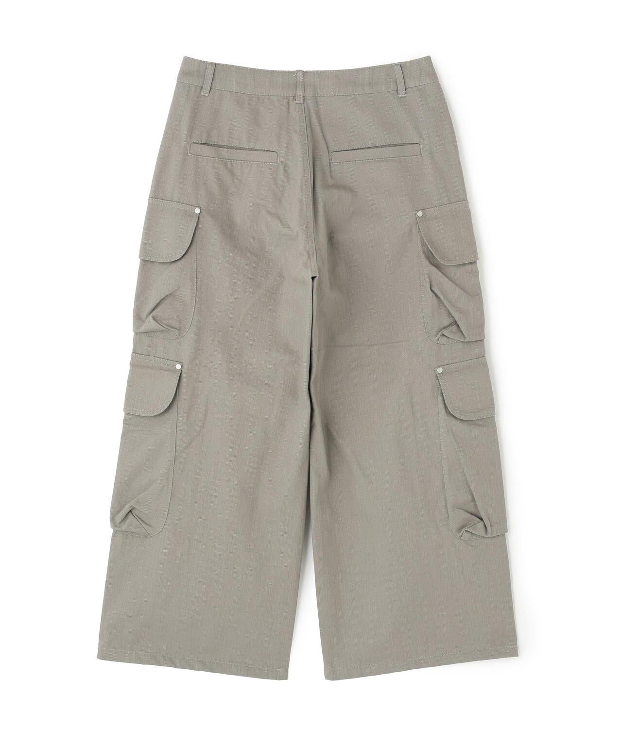 10oz KATURAGI W-CARGO PANTS 休閒工裝褲