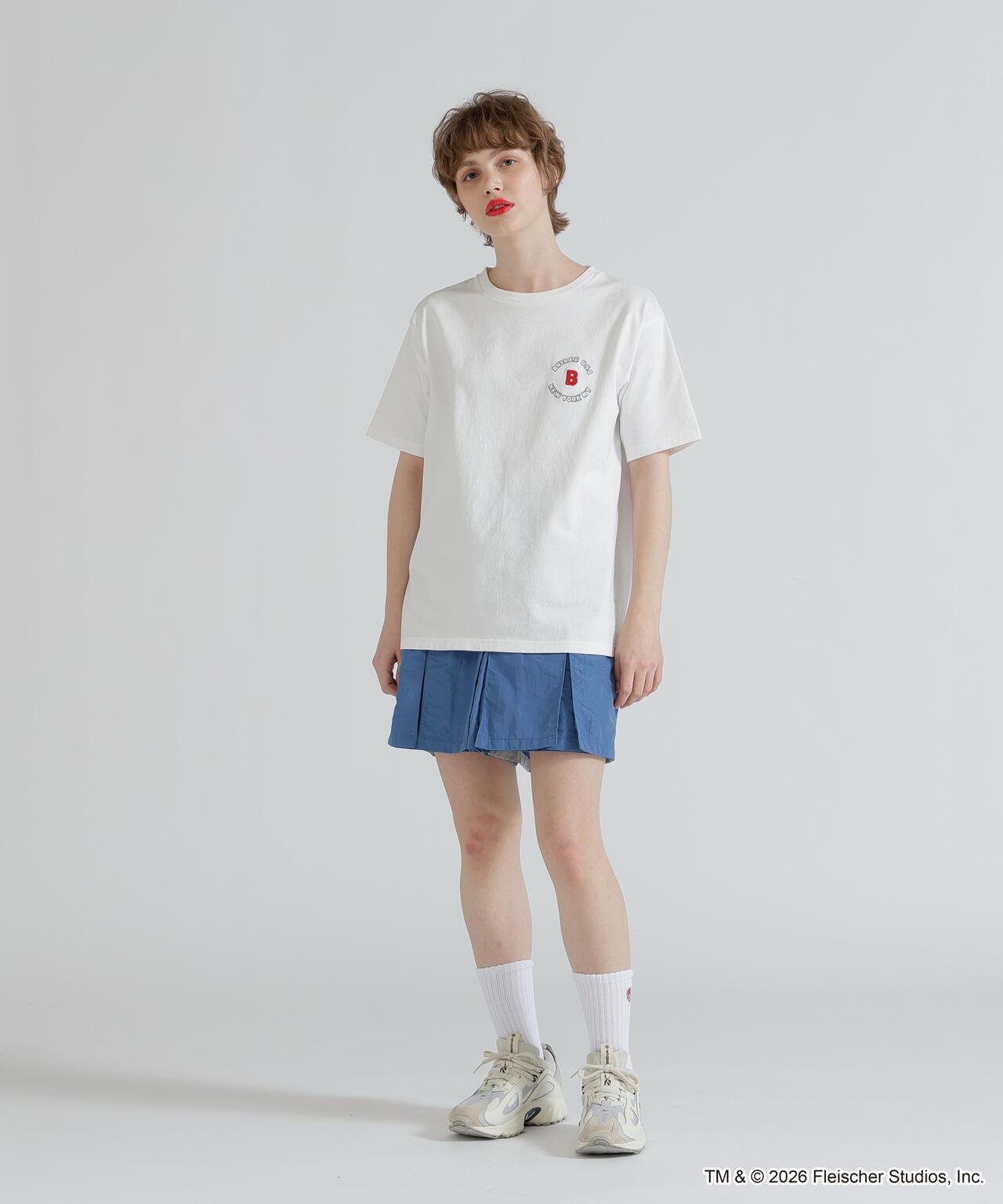 AVIREX × Betty Boop 學院風Logo短袖T恤