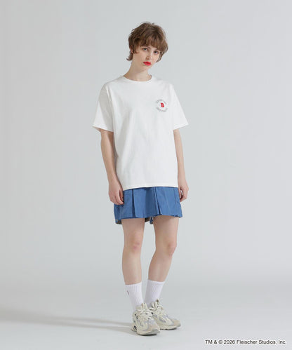 AVIREX × Betty Boop 學院風Logo短袖T恤