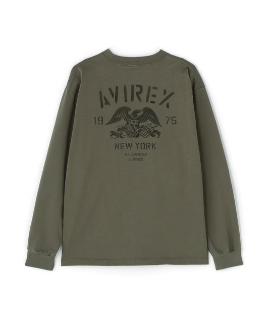 STENCIL L/S 圖案長袖T恤