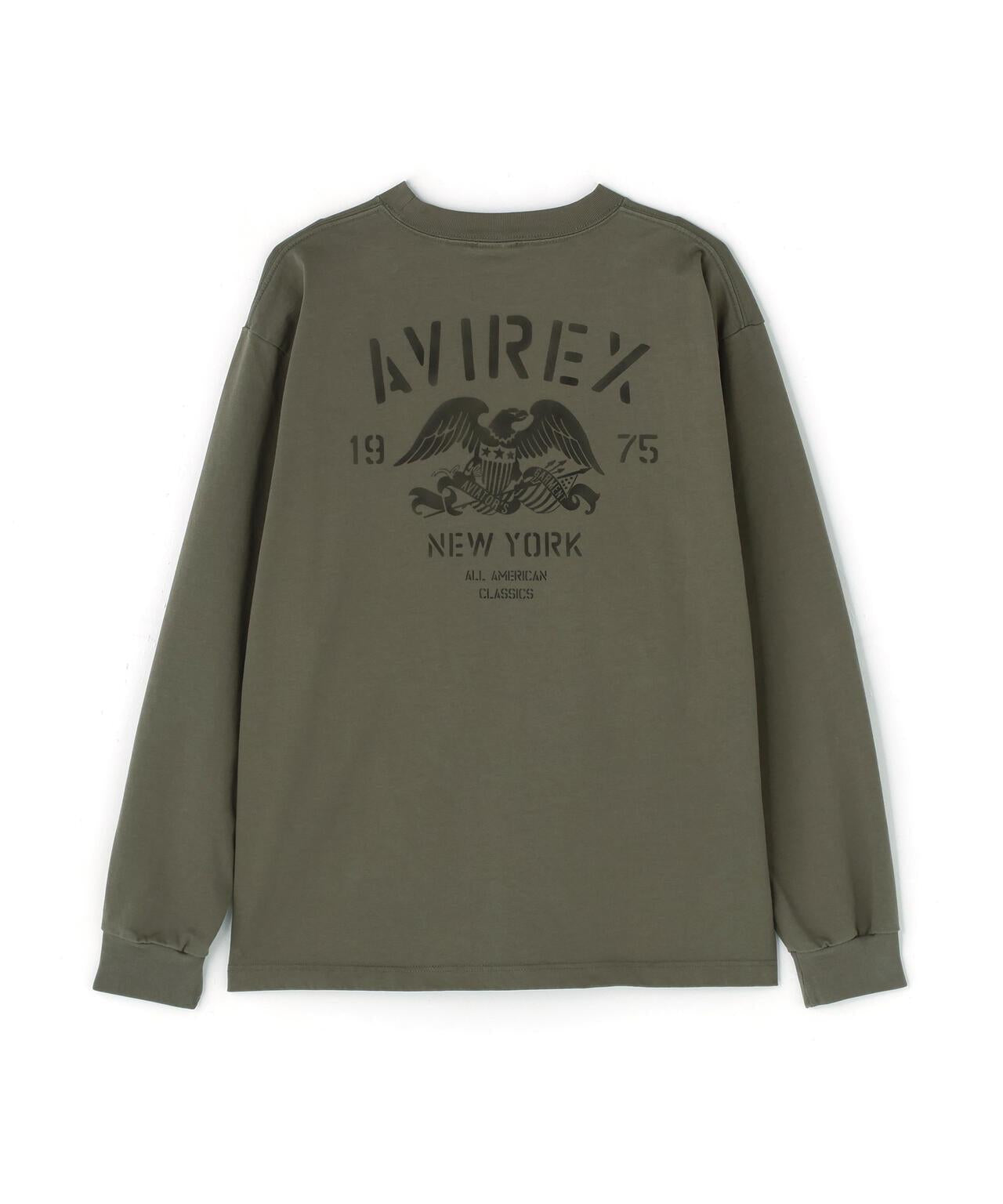 STENCIL L/S 圖案長袖T恤