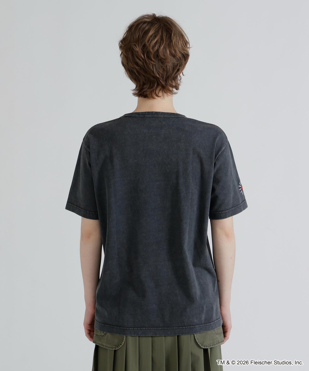 AVIREX × Betty Boop（貝蒂娃娃） 短袖T恤 FADE WASH S/S T-SHIRT