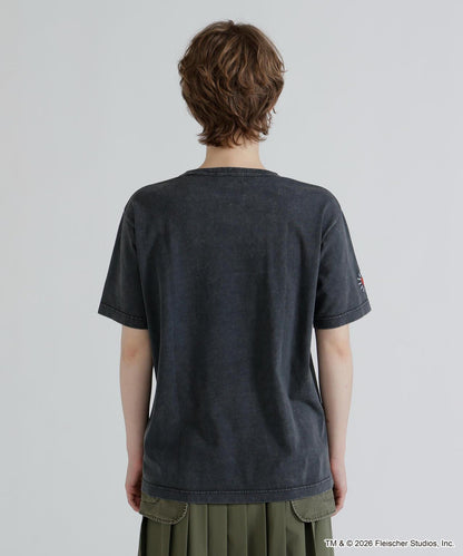 AVIREX × Betty Boop（貝蒂娃娃） 短袖T恤 FADE WASH S/S T-SHIRT