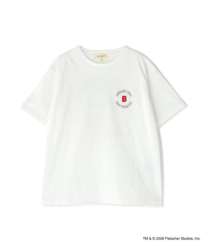 AVIREX × Betty Boop 學院風Logo短袖T恤