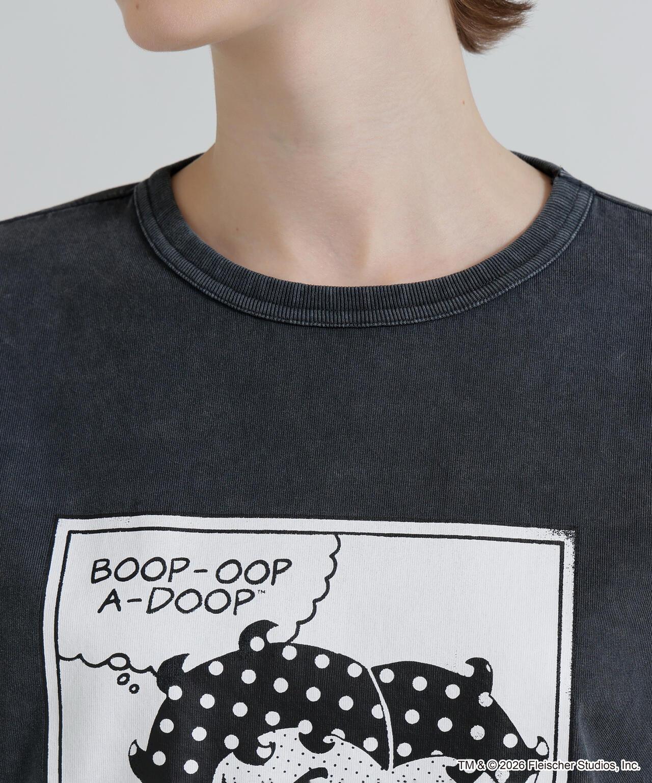 AVIREX × Betty Boop（貝蒂娃娃） 短袖T恤 FADE WASH S/S T-SHIRT