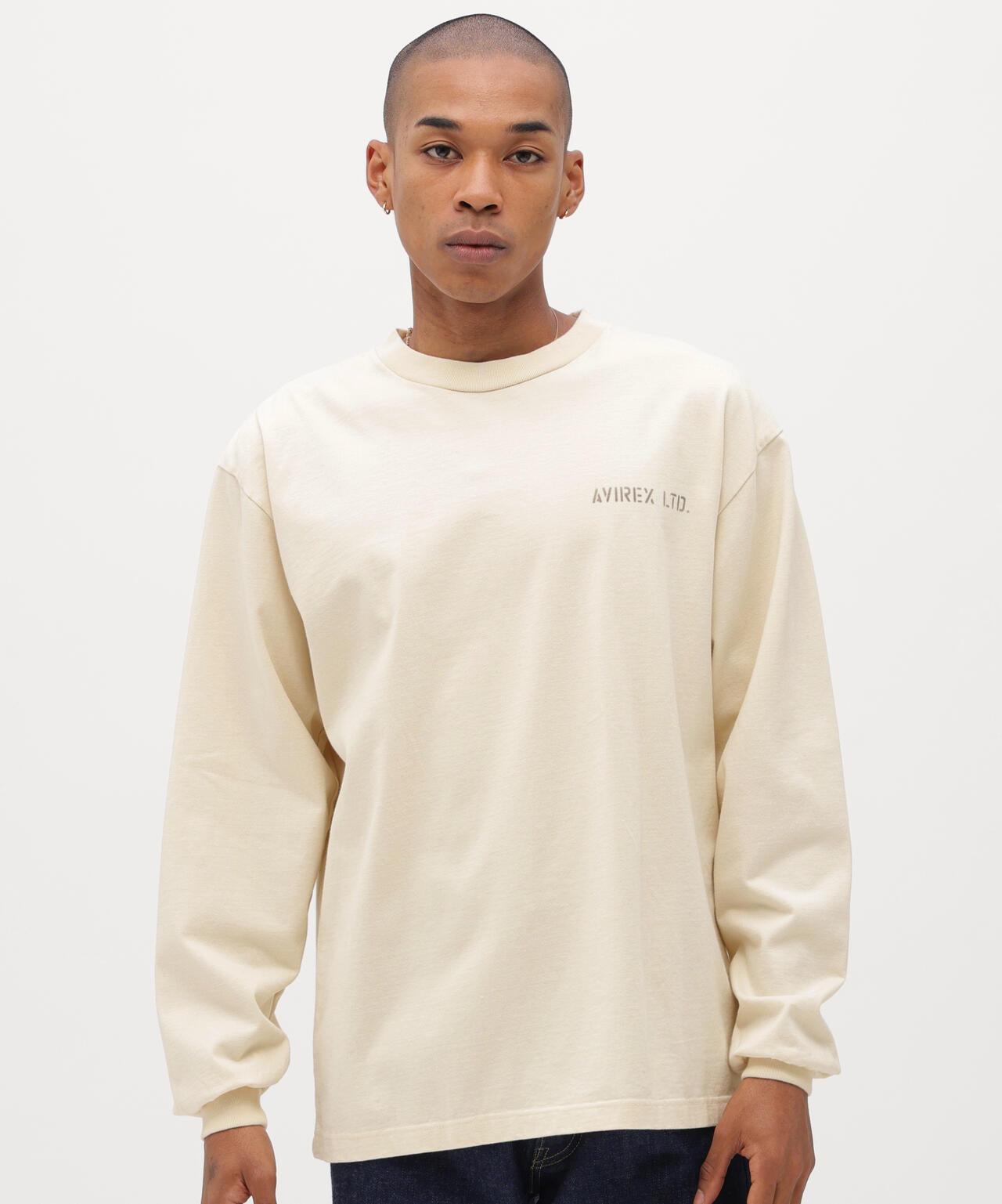 STENCIL L/S 圖案長袖T恤