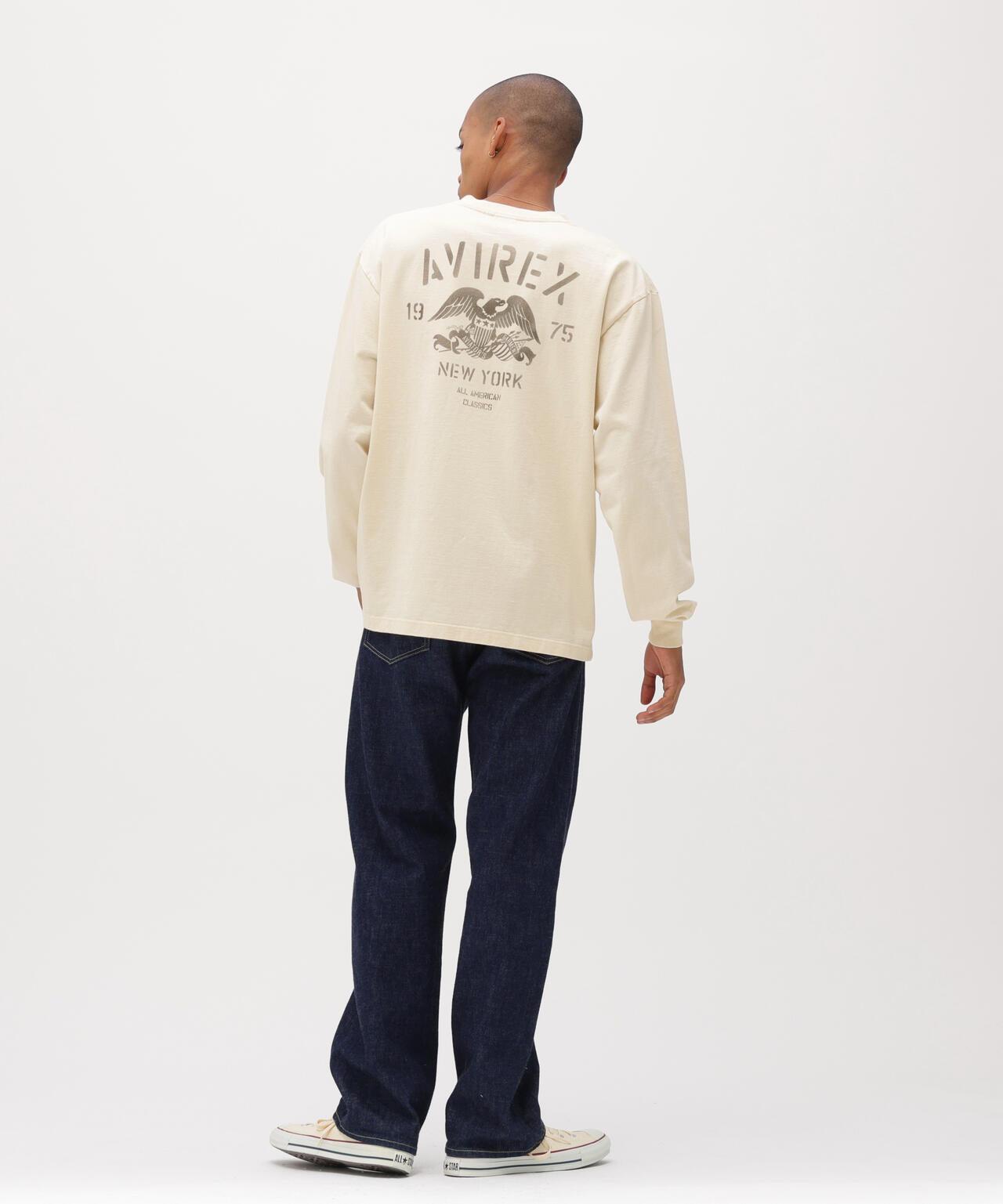 STENCIL L/S 圖案長袖T恤