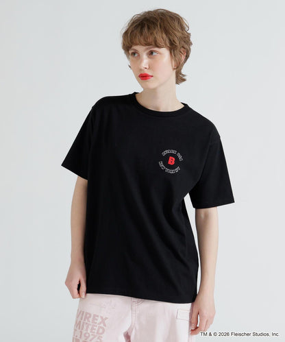 AVIREX × Betty Boop 學院風Logo短袖T恤