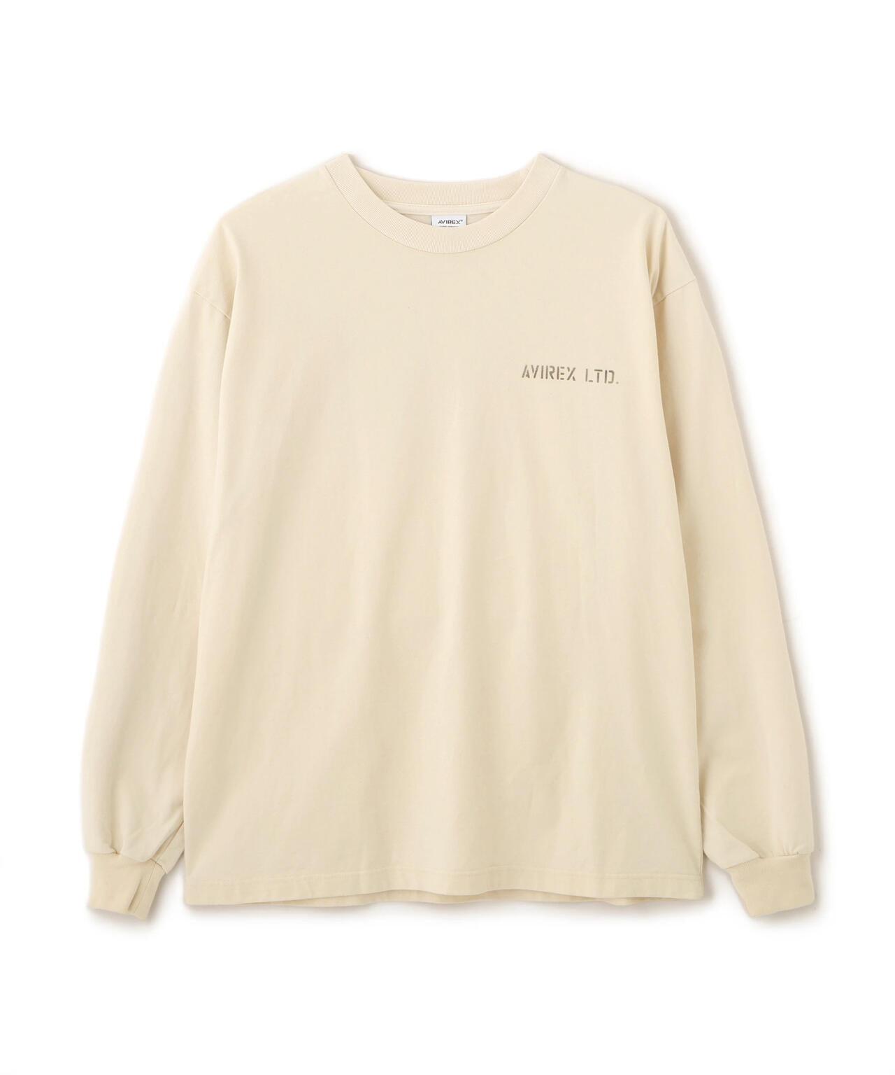 STENCIL L/S 圖案長袖T恤