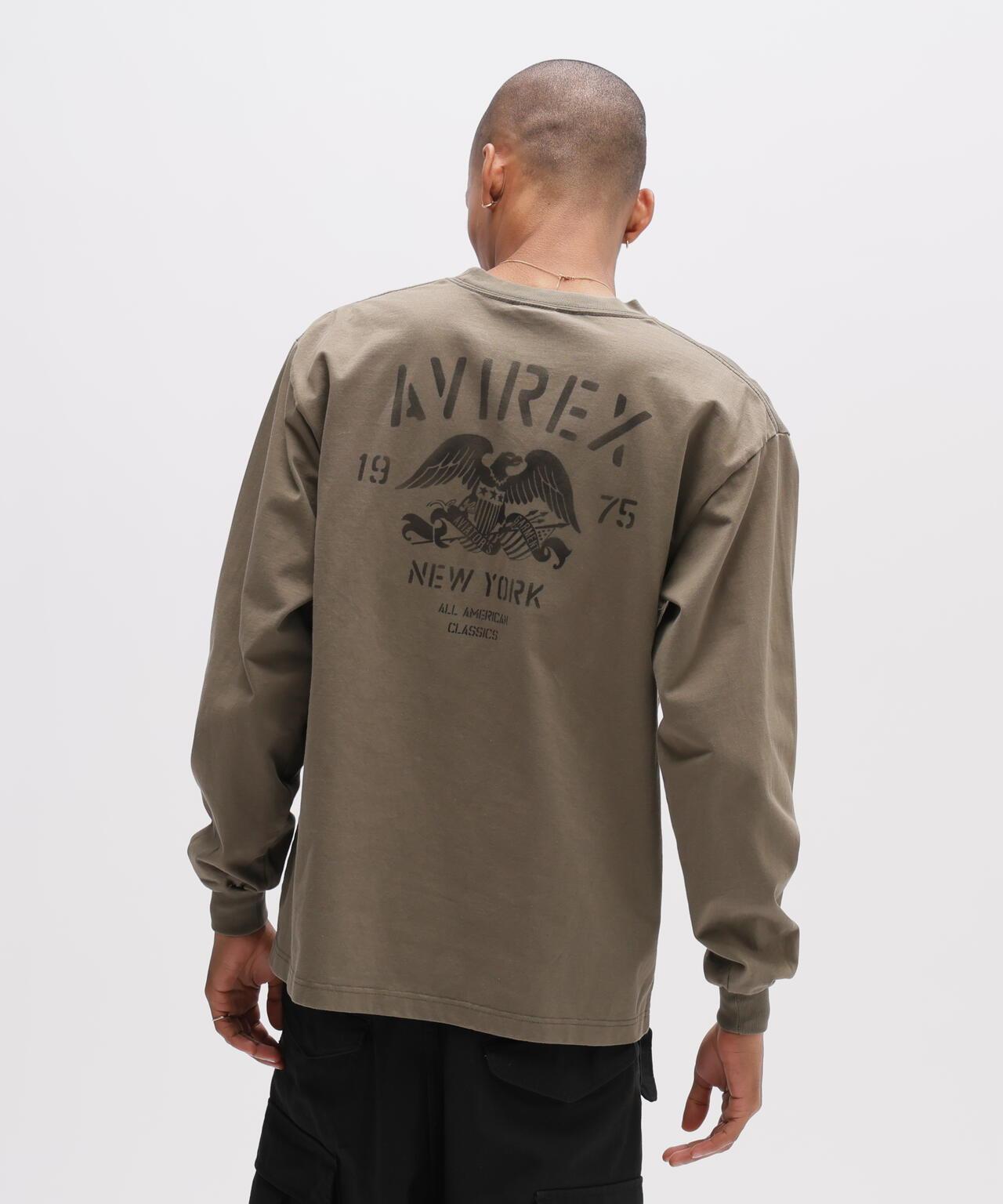 STENCIL L/S 圖案長袖T恤