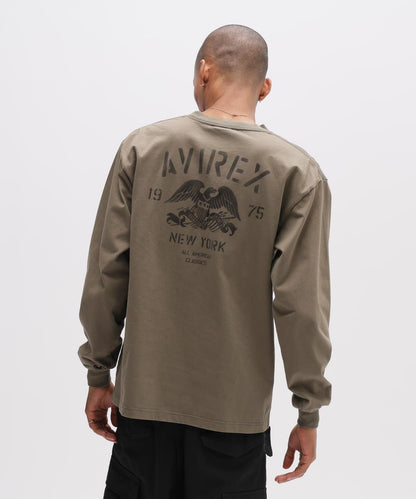 STENCIL L/S 圖案長袖T恤