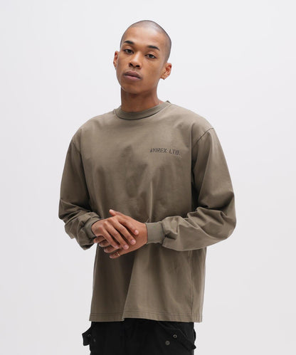 STENCIL L/S 圖案長袖T恤