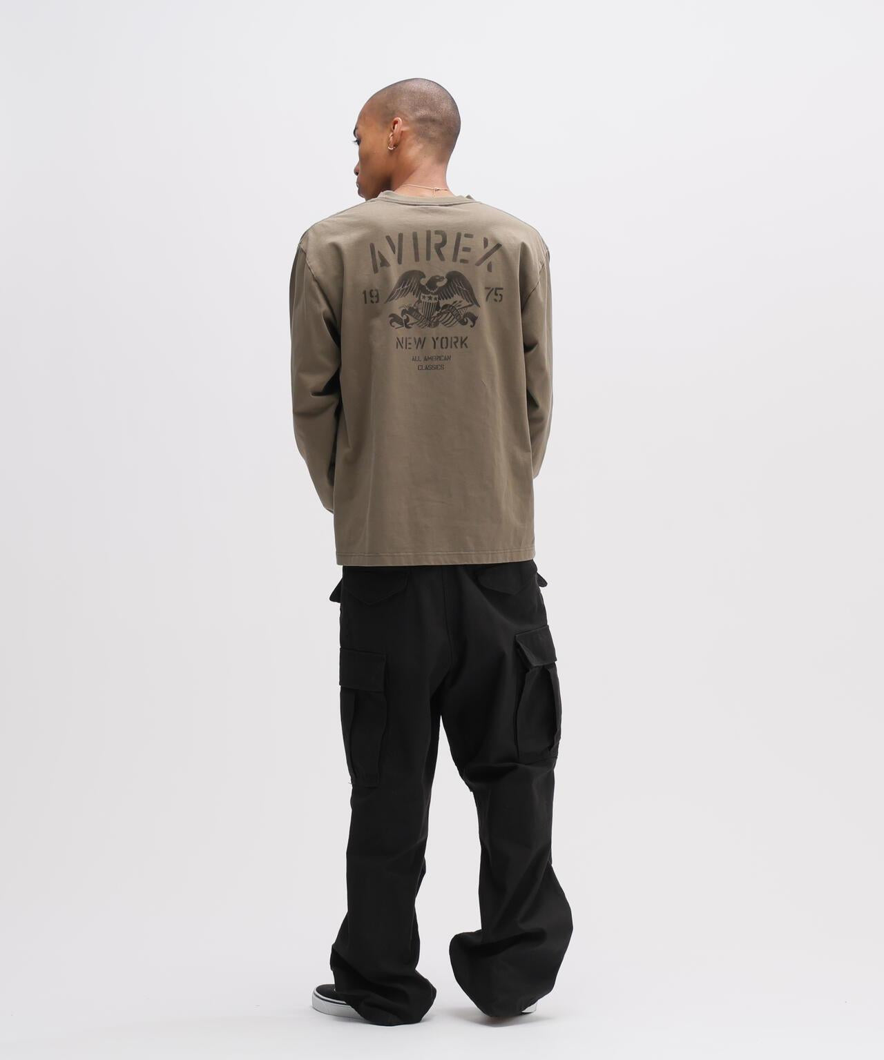 STENCIL L/S 圖案長袖T恤
