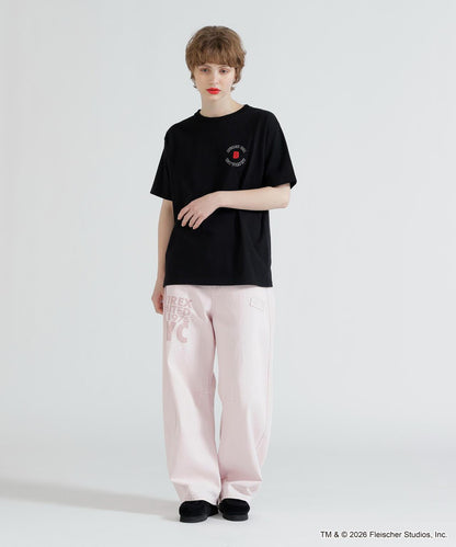 AVIREX × Betty Boop 學院風Logo短袖T恤