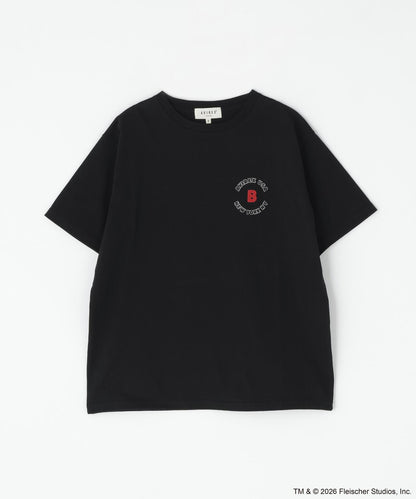 AVIREX × Betty Boop 學院風Logo短袖T恤
