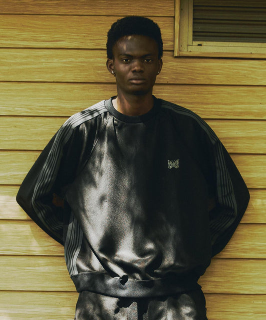 Needles 聯名 Track Crew Neck Shirt - Poly Smooth 上衣