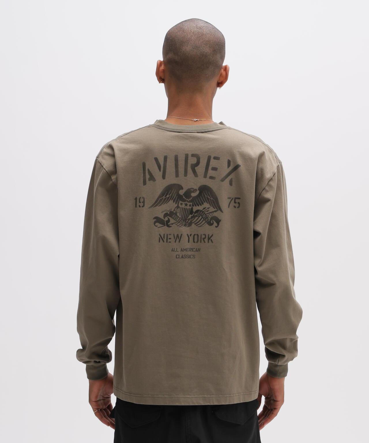 STENCIL L/S 圖案長袖T恤