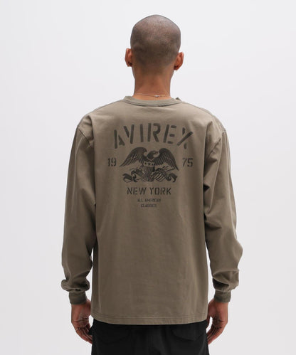 STENCIL L/S 圖案長袖T恤