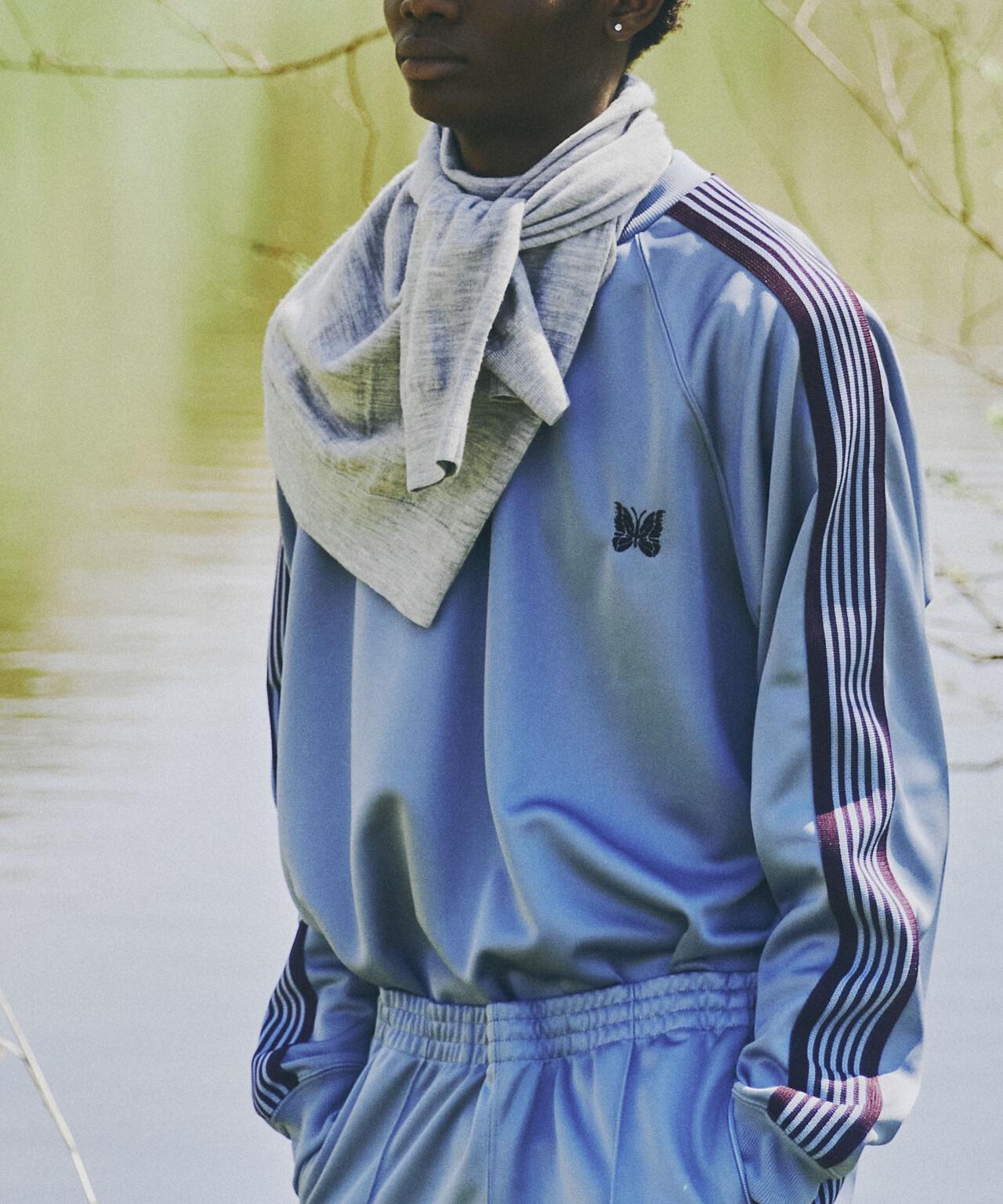 Needles 聯名 Track Crew Neck Shirt - Poly Smooth 上衣