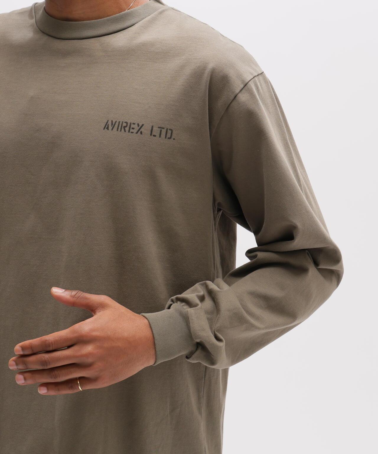 STENCIL L/S 圖案長袖T恤
