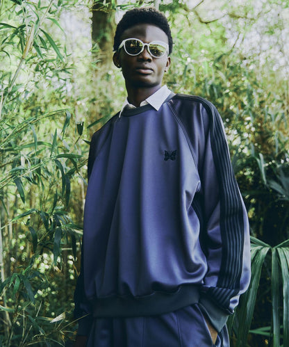 Needles 聯名 Track Crew Neck Shirt - Poly Smooth 上衣