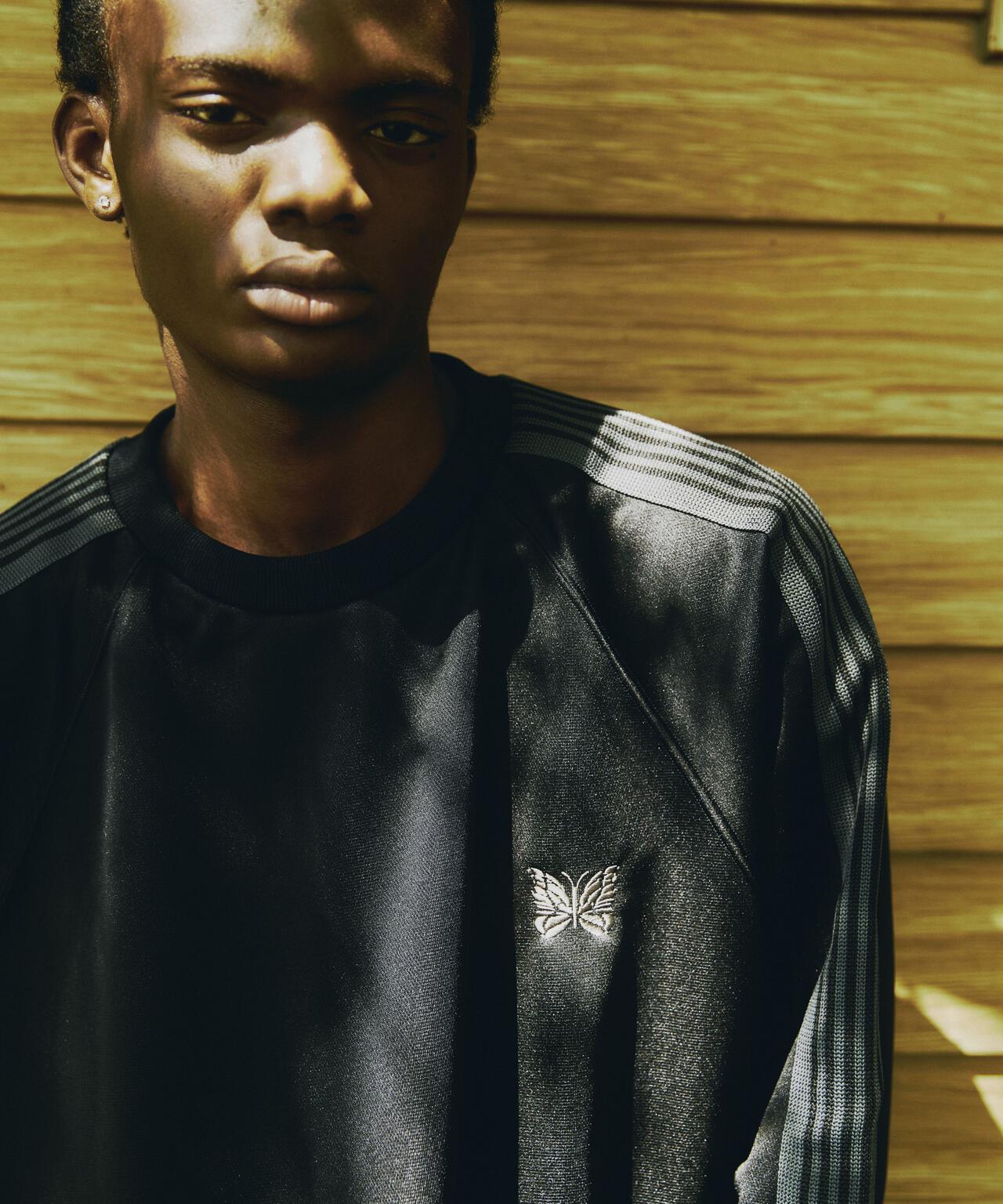 Needles 聯名 Track Crew Neck Shirt - Poly Smooth 上衣