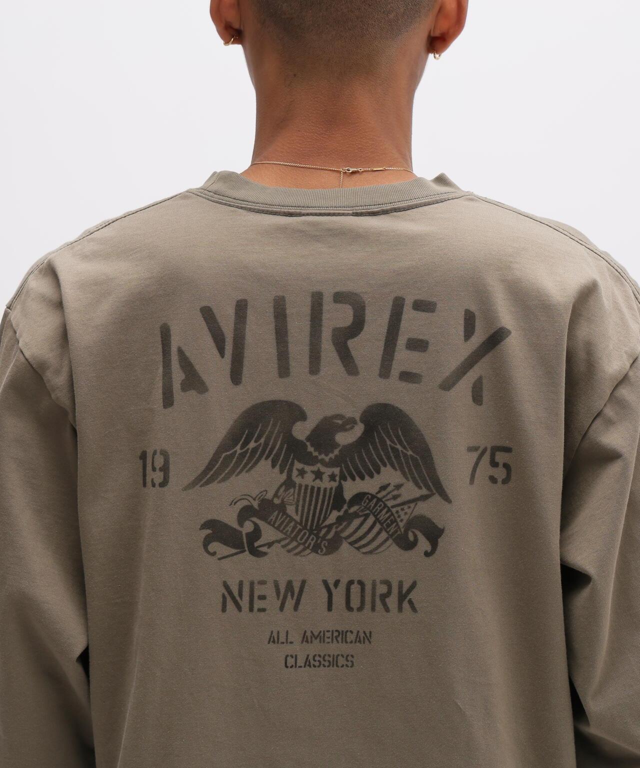 STENCIL L/S 圖案長袖T恤