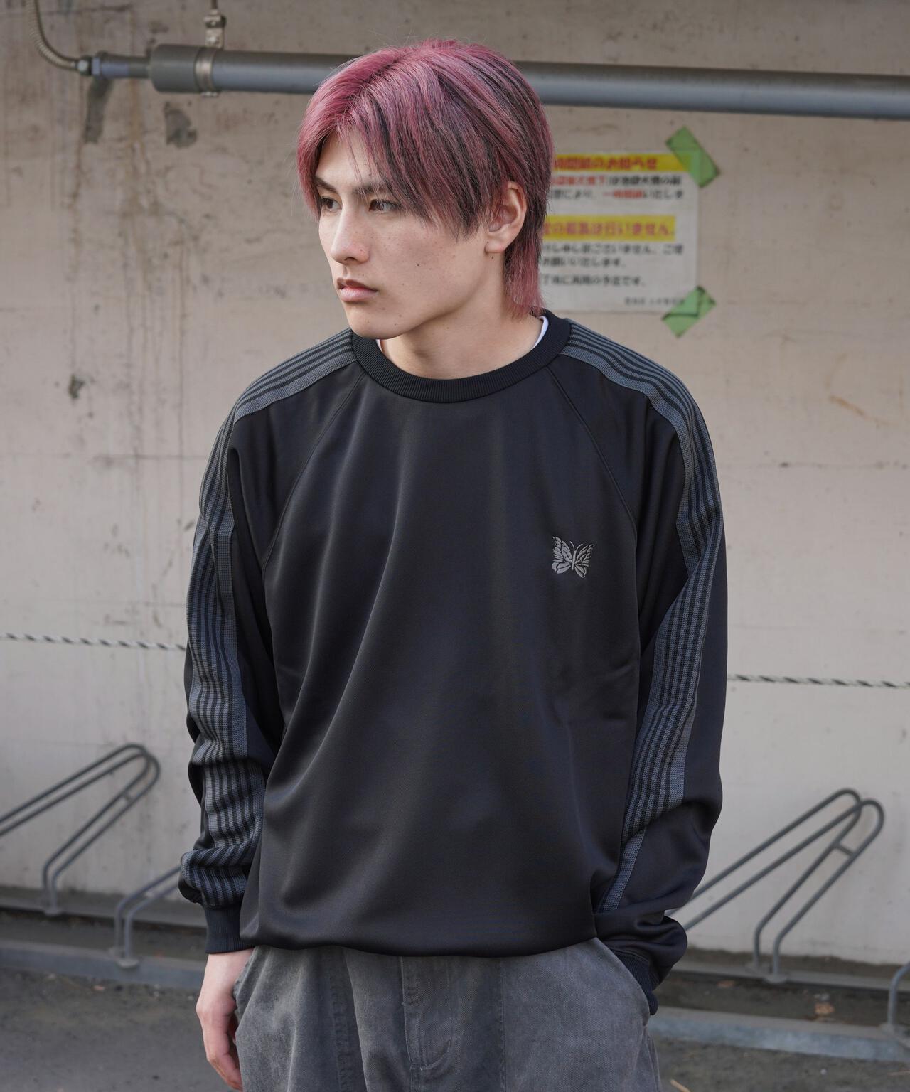 Needles 聯名 Track Crew Neck Shirt - Poly Smooth 上衣